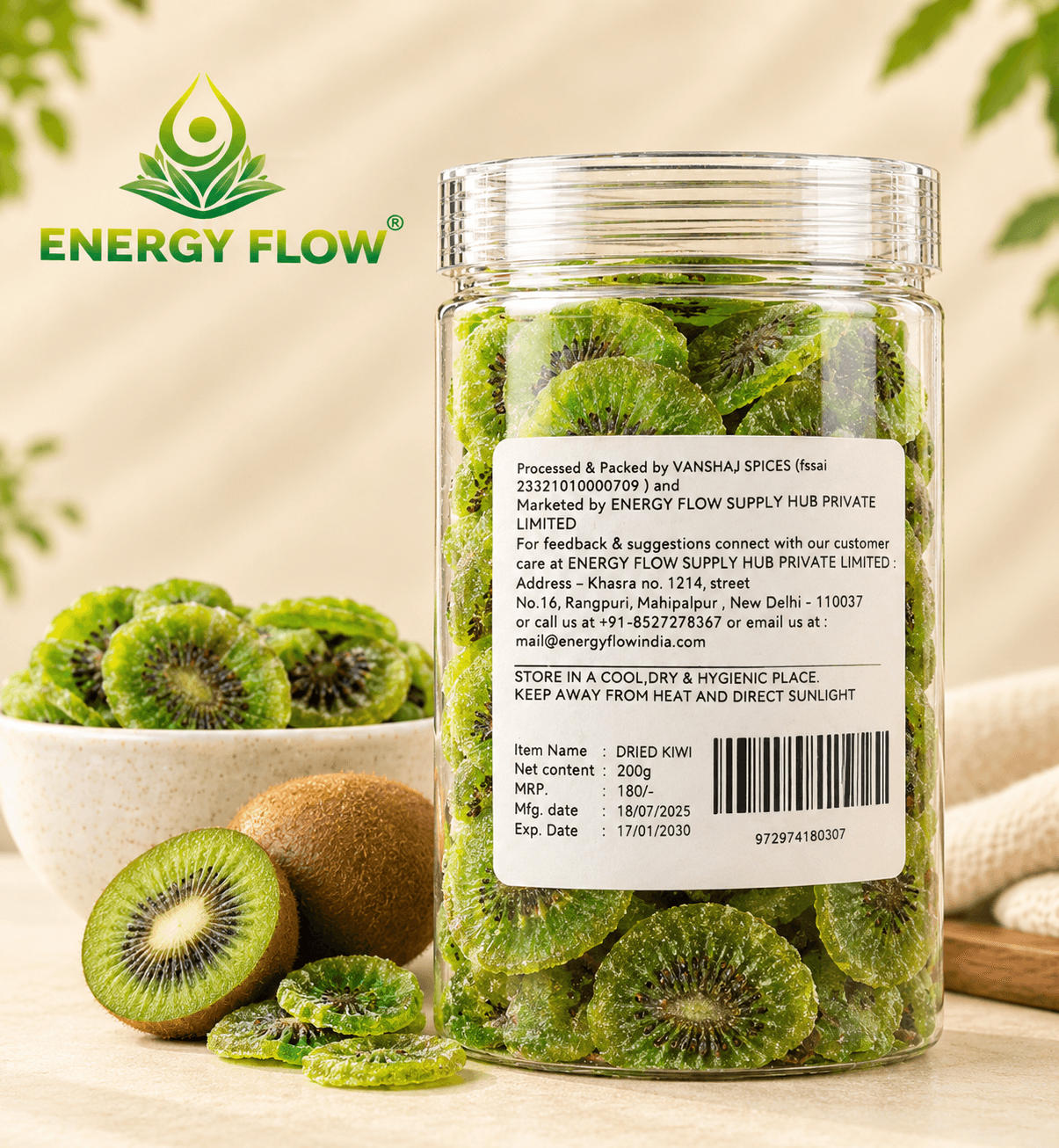 Dried Kiwi Slices