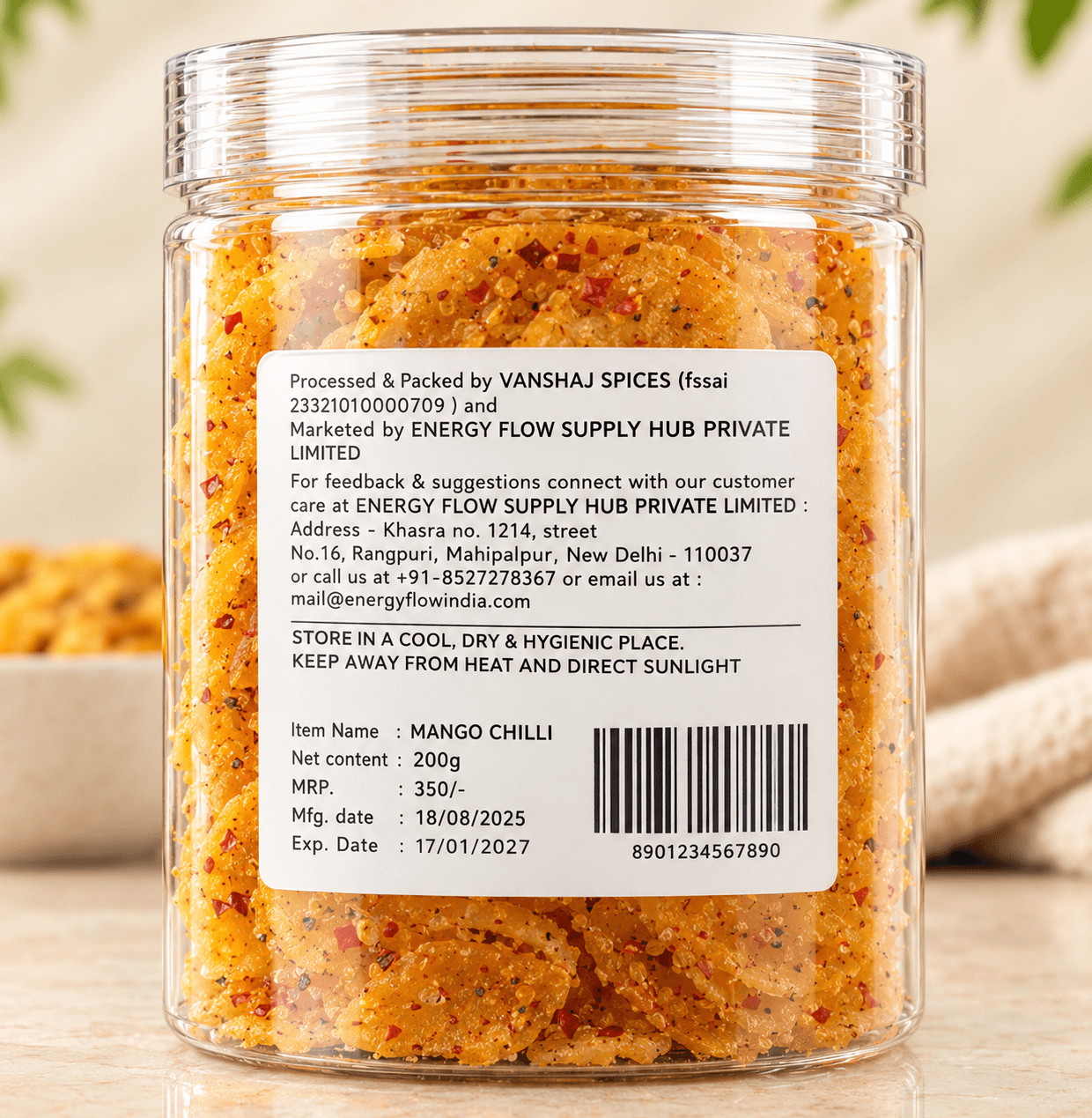 Mango Chilli Slices