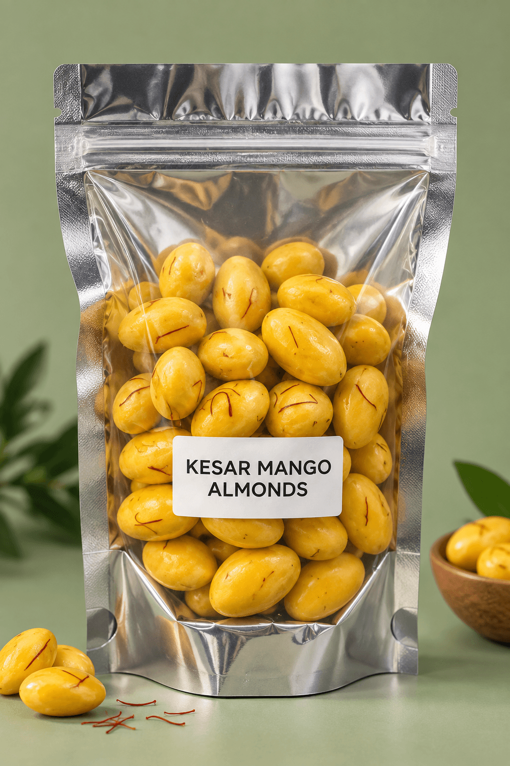Kesar Mango Almonds